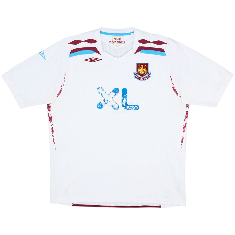 2007-08 West Ham Away Shirt - 4/10 - (XXL)