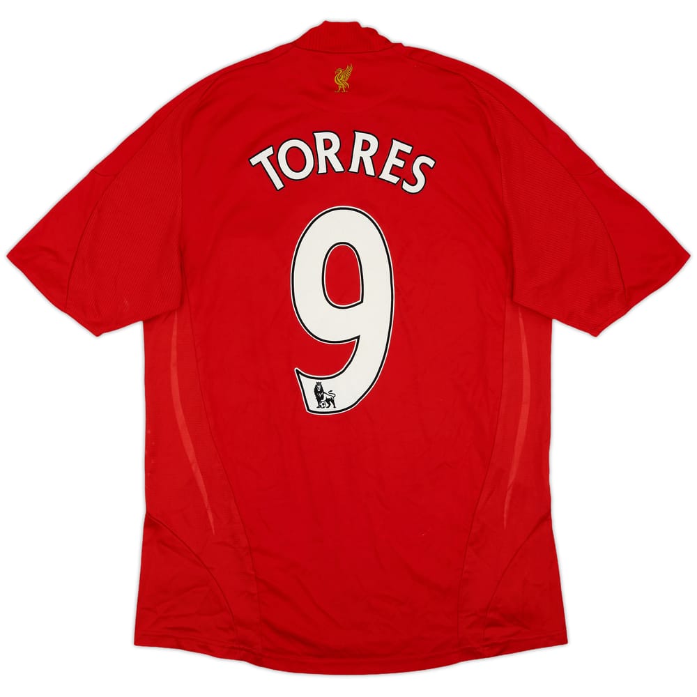 2008-10 Liverpool Home Shirt Torres #9 - 6/10 - (M)