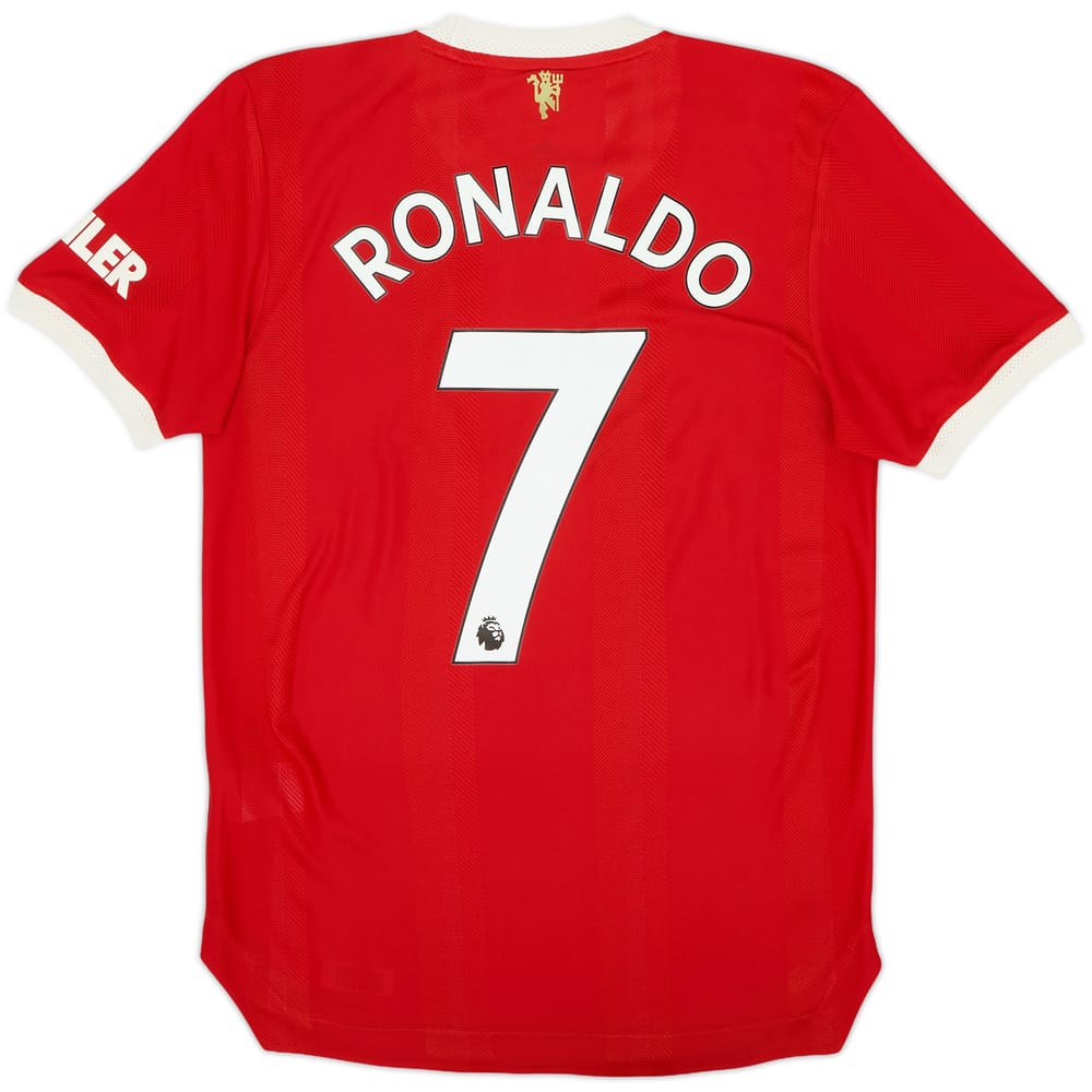 2021-22 Manchester United Authentic Home Shirt Ronaldo #7 - 8/10 - (S)