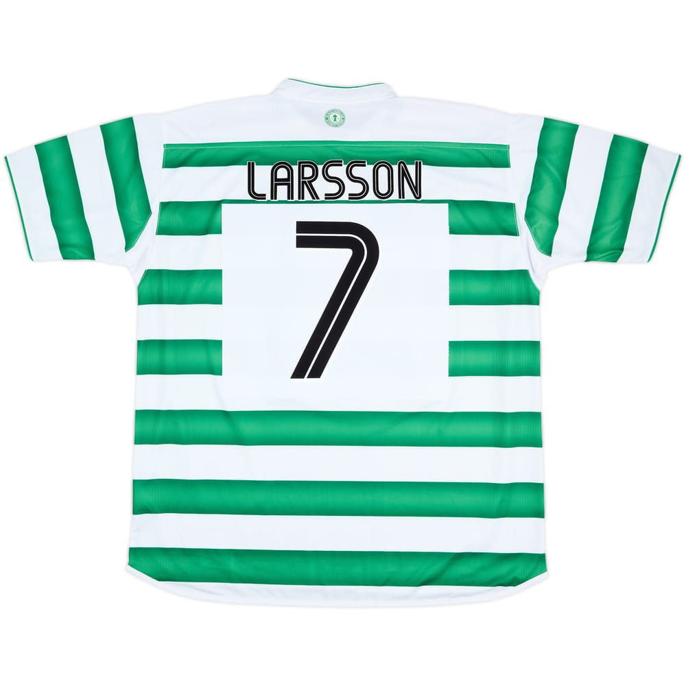 2003-04 Celtic Camiseta Local Larsson #7 - 8/10 - (XXL)