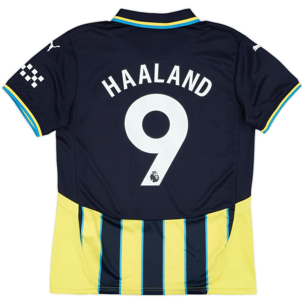 2024-25 Manchester City Away Shirt Haaland #9 - 8/10 - (M)