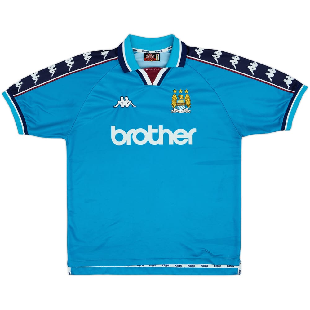1997-99 Manchester City Home Shirt - 7/10 - (L)