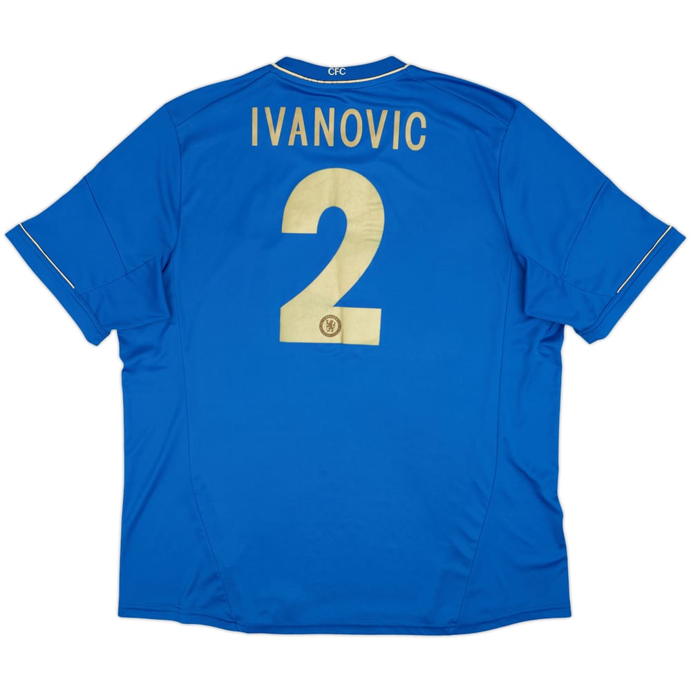 2012-13 Chelsea Home Shirt Ivanovic #2 - 6/10 - (XXL)