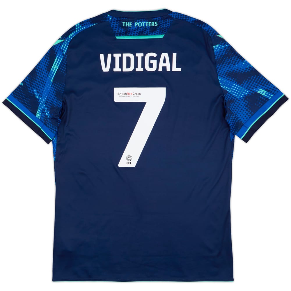 2023-24 Stoke City Away Shirt Vidigal #7 - 10/10 - (XL)