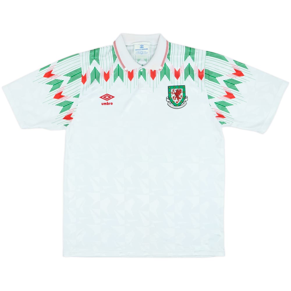 1990-92 Wales Away Shirt - 8/10 - (XL)