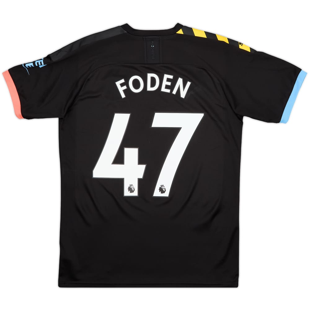 2019-20 Manchester City Away Shirt Foden #47 - 9/10 - (M)