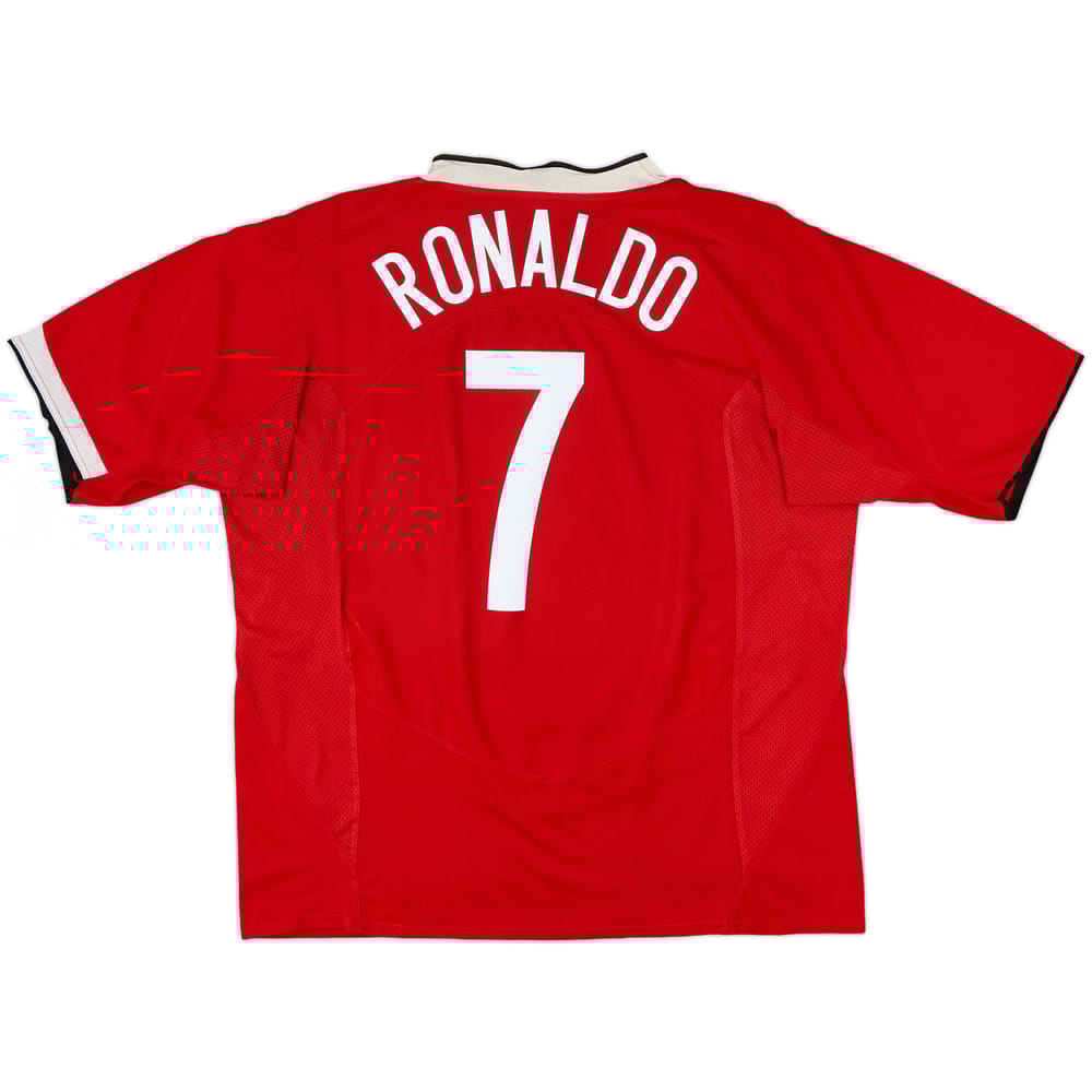 2004-06 Manchester United Home Shirt Ronaldo #7 - 6/10 - (XL)