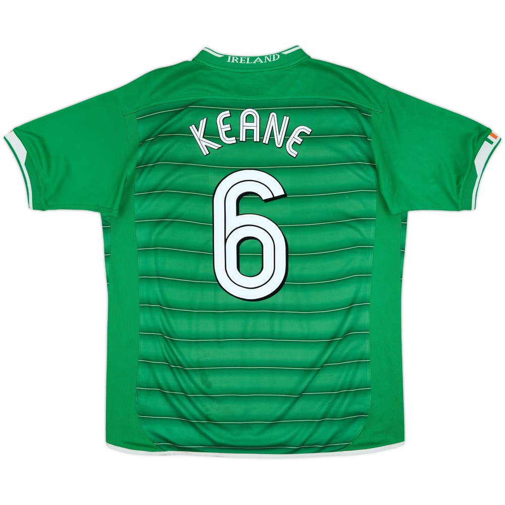 2003-04 Ireland Home Shirt Keane #6 - 6/10 - (L)