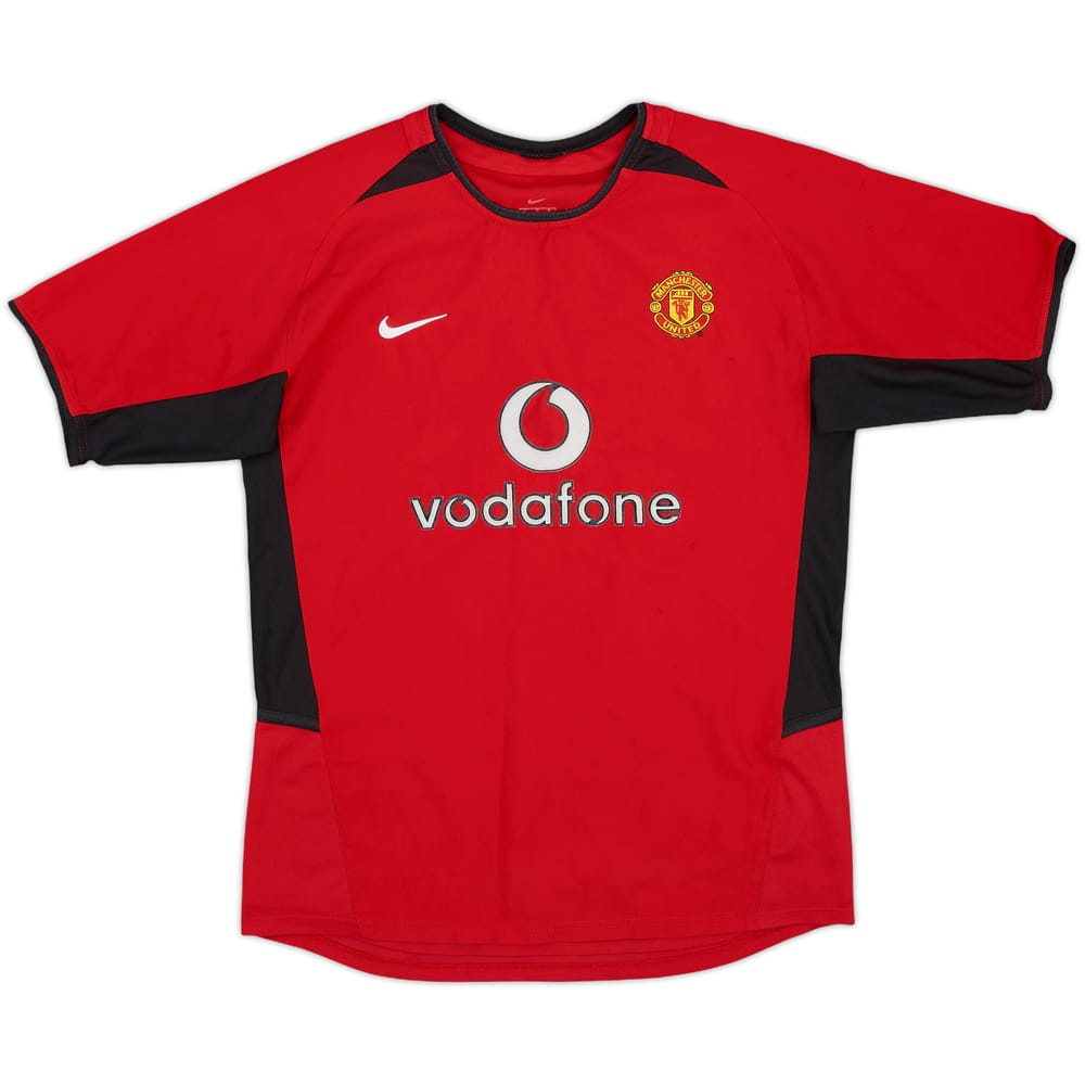 2002-04 Manchester United Home Shirt - 7/10 - (L.Boys)