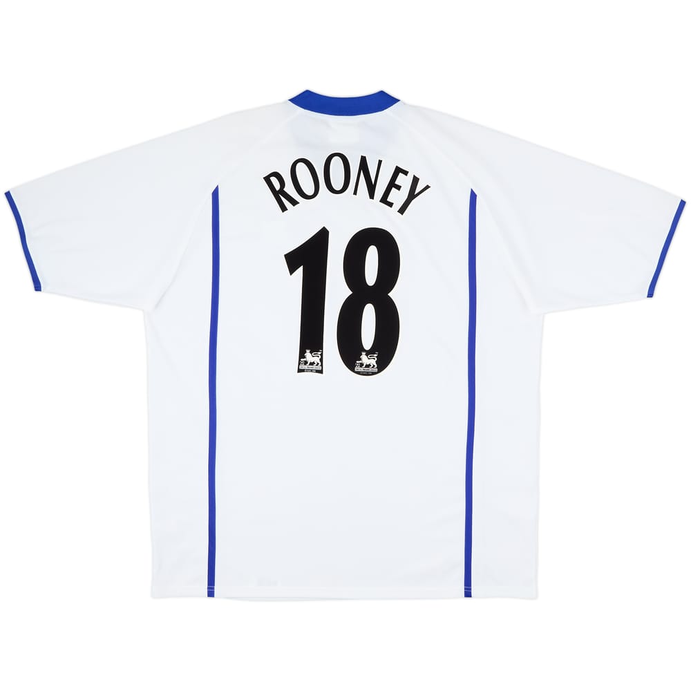 2002-03 Everton Away Shirt Rooney #18 - 8/10 - (XL)