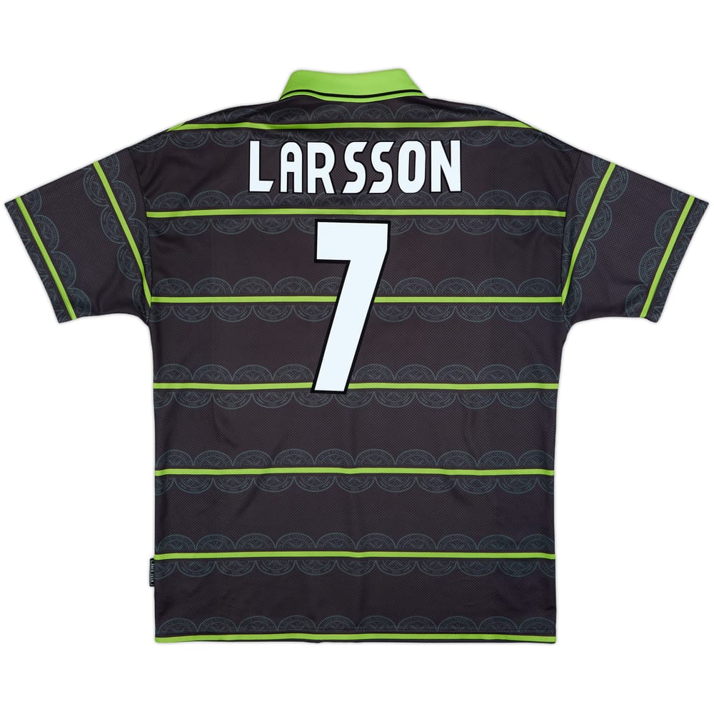 1999-00 Celtic Away Shirt Larsson #7 - 7/10 - (XL)