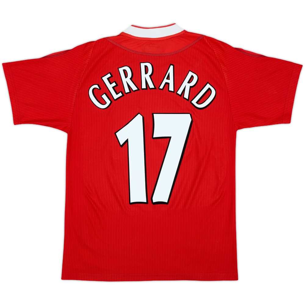 2002-04 Liverpool Home Shirt Gerrard #17 - 6/10 - (S)
