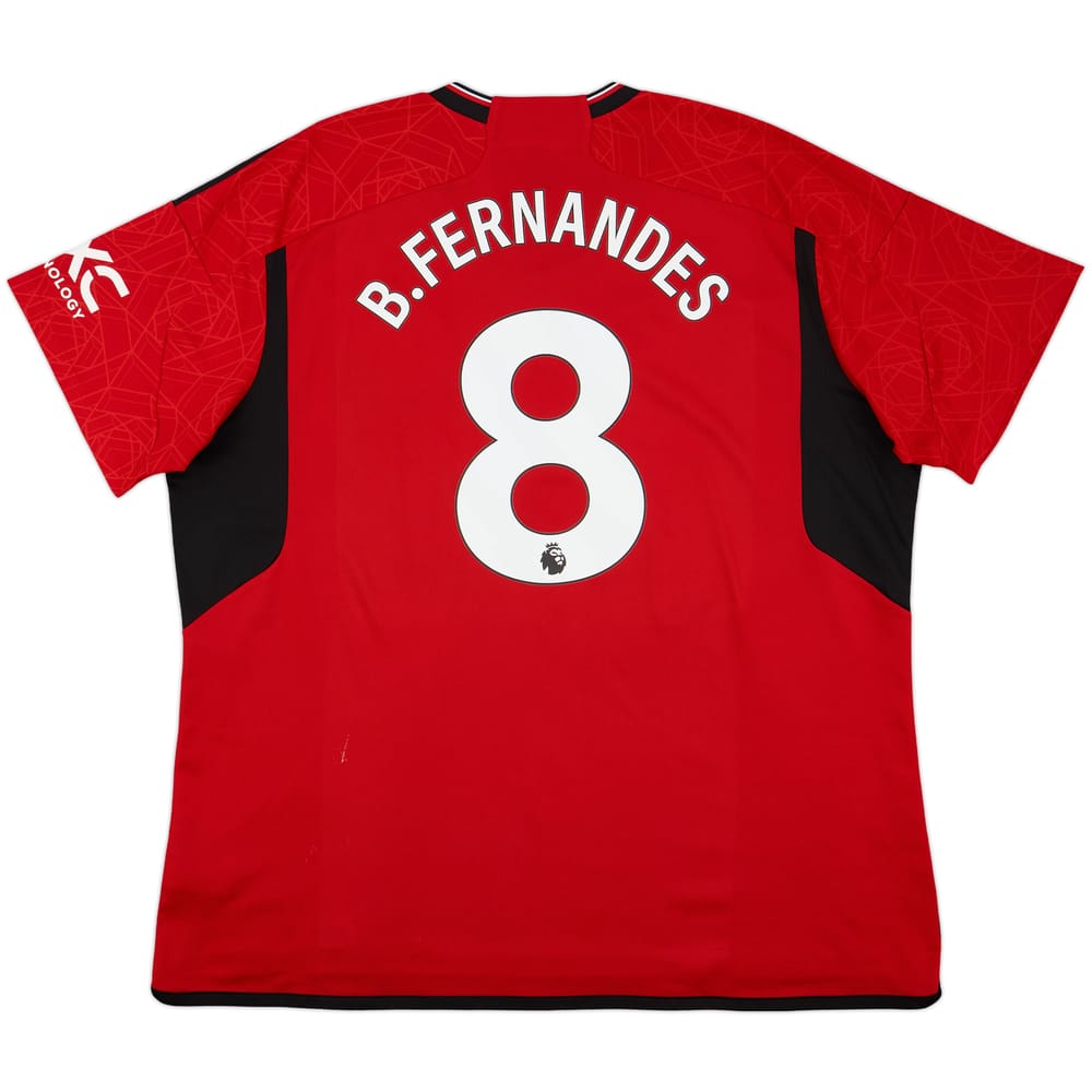 2023-24 Manchester United Home Shirt B.Fernandes #8 - 10/10 - (3XL)