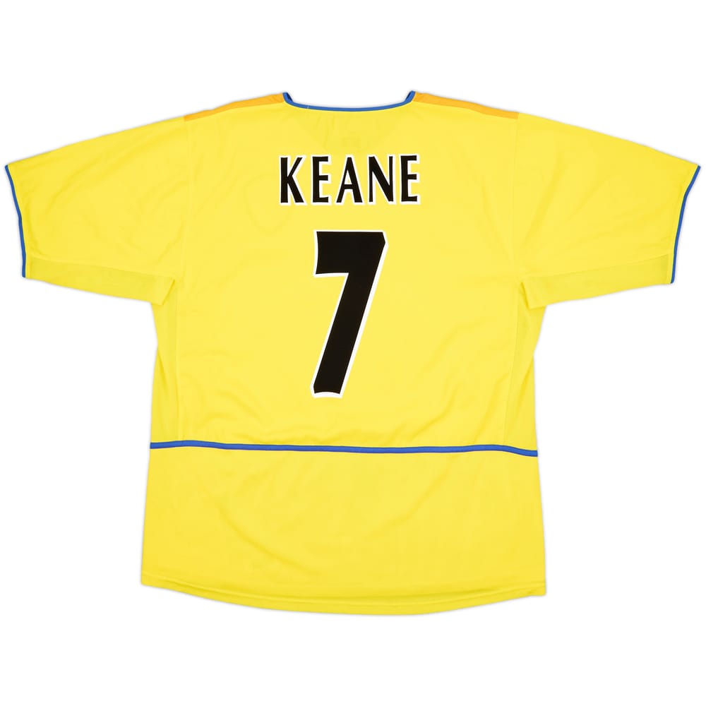 2002-03 Leeds United Away Shirt Keane #7 - 8/10 - (XL)