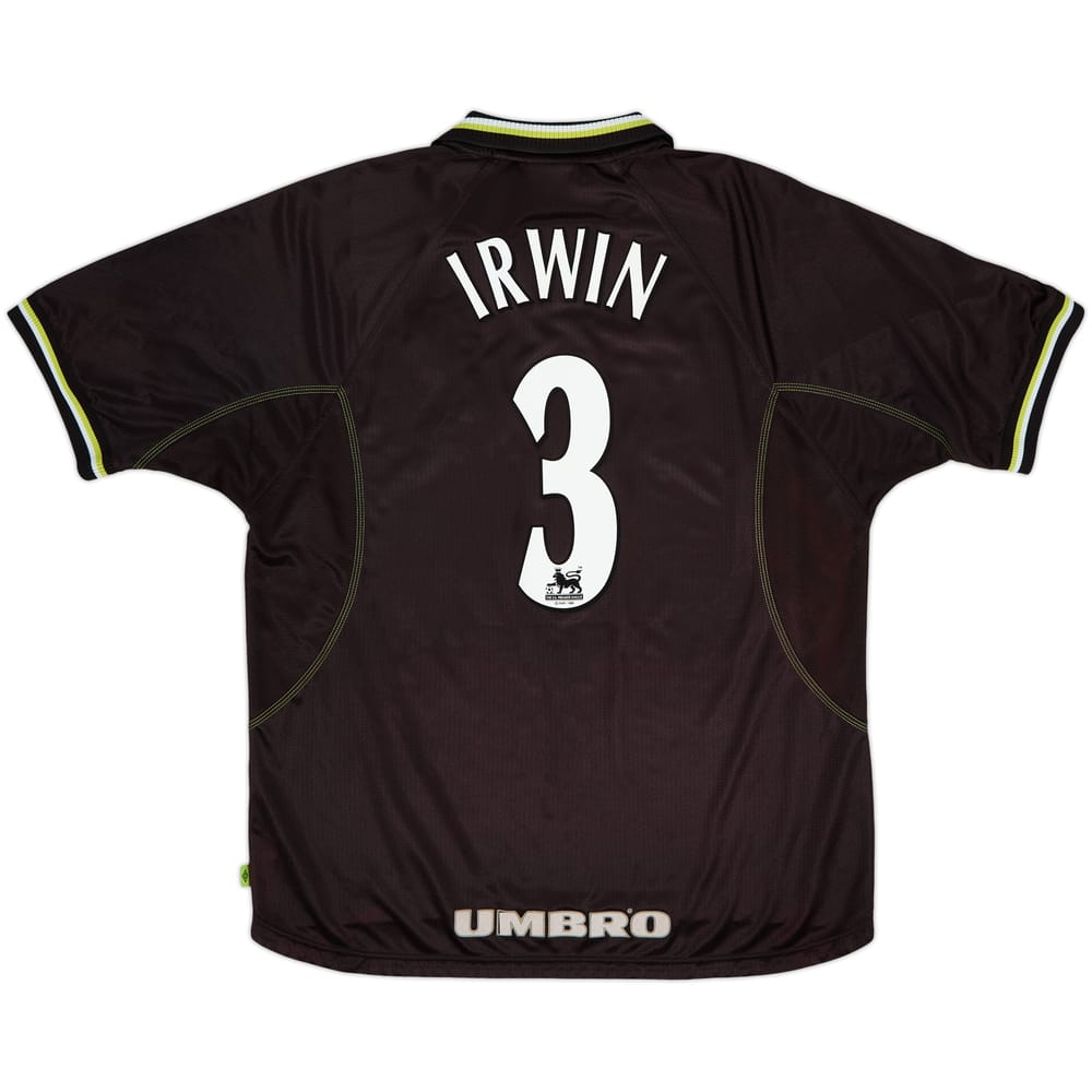 1998-99 Manchester United Third Shirt Irwin #3 - 6/10 - (XXL)