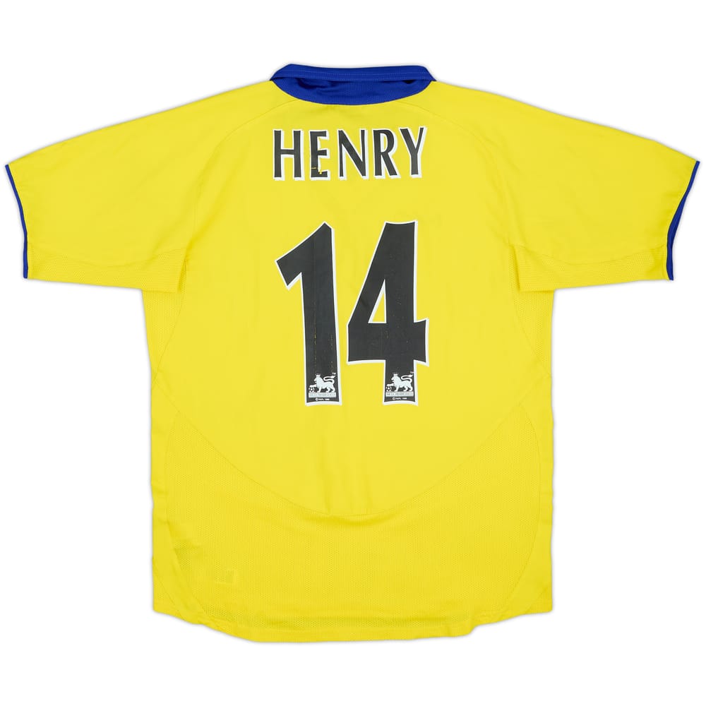 2003-05 Arsenal Away Shirt Henry #14 - 6/10 - (XL.Boys)
