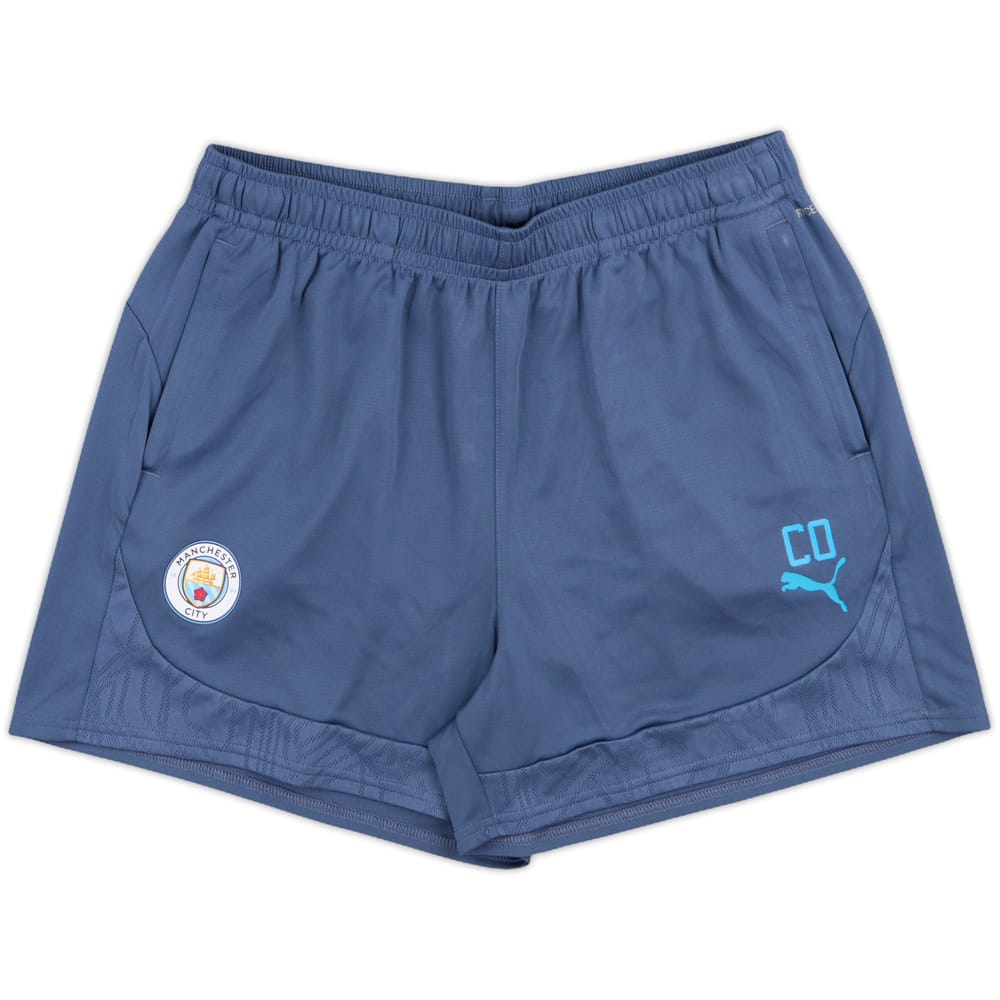 2024-25 Manchester City Staff Issue Puma Training Shorts 'CO' - 10/10 - (L)