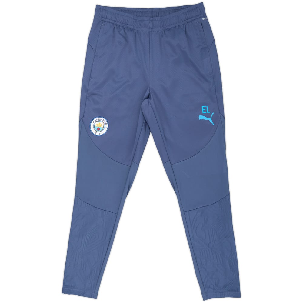 2024-25 Manchester City Staff Issue Puma Track Pants/Bottoms 'EL' - 9/10 - (L)