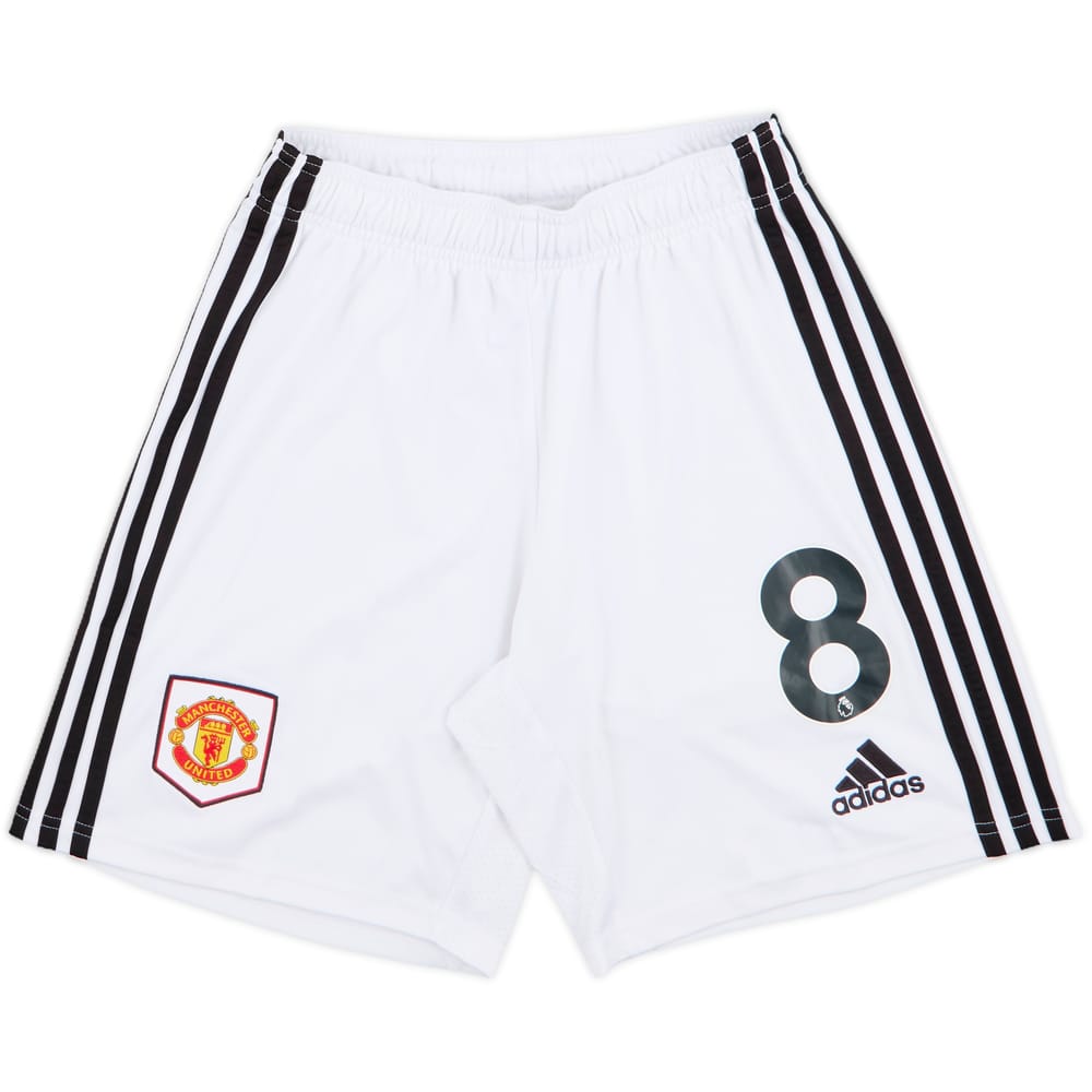 2022-23 Manchester United Home Shorts #8 - 7/10 - (S)