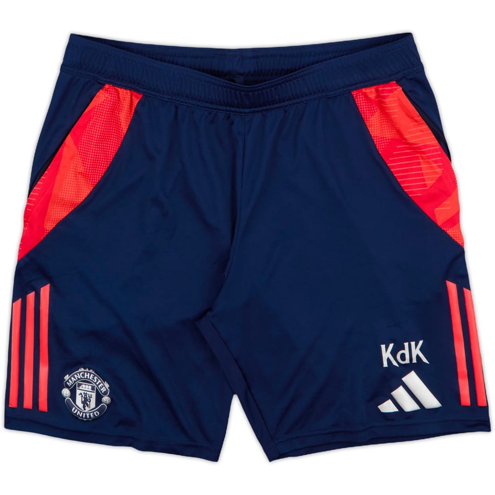2024-25 Manchester United Staff Issue Training Shorts 'KdK' - 10/10 - (L)