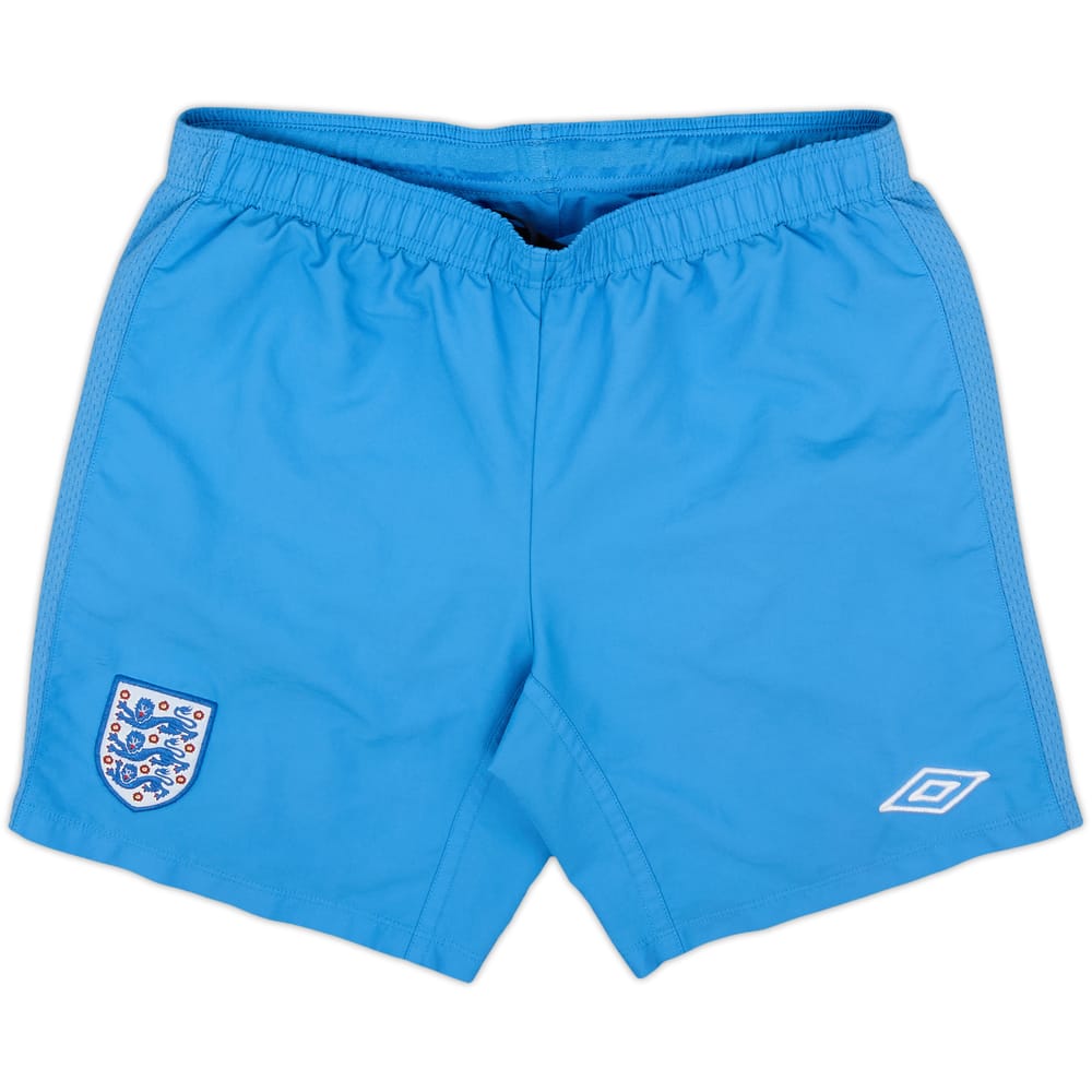 2010-11 England Umbro Home Shorts - 9/10 - (S)