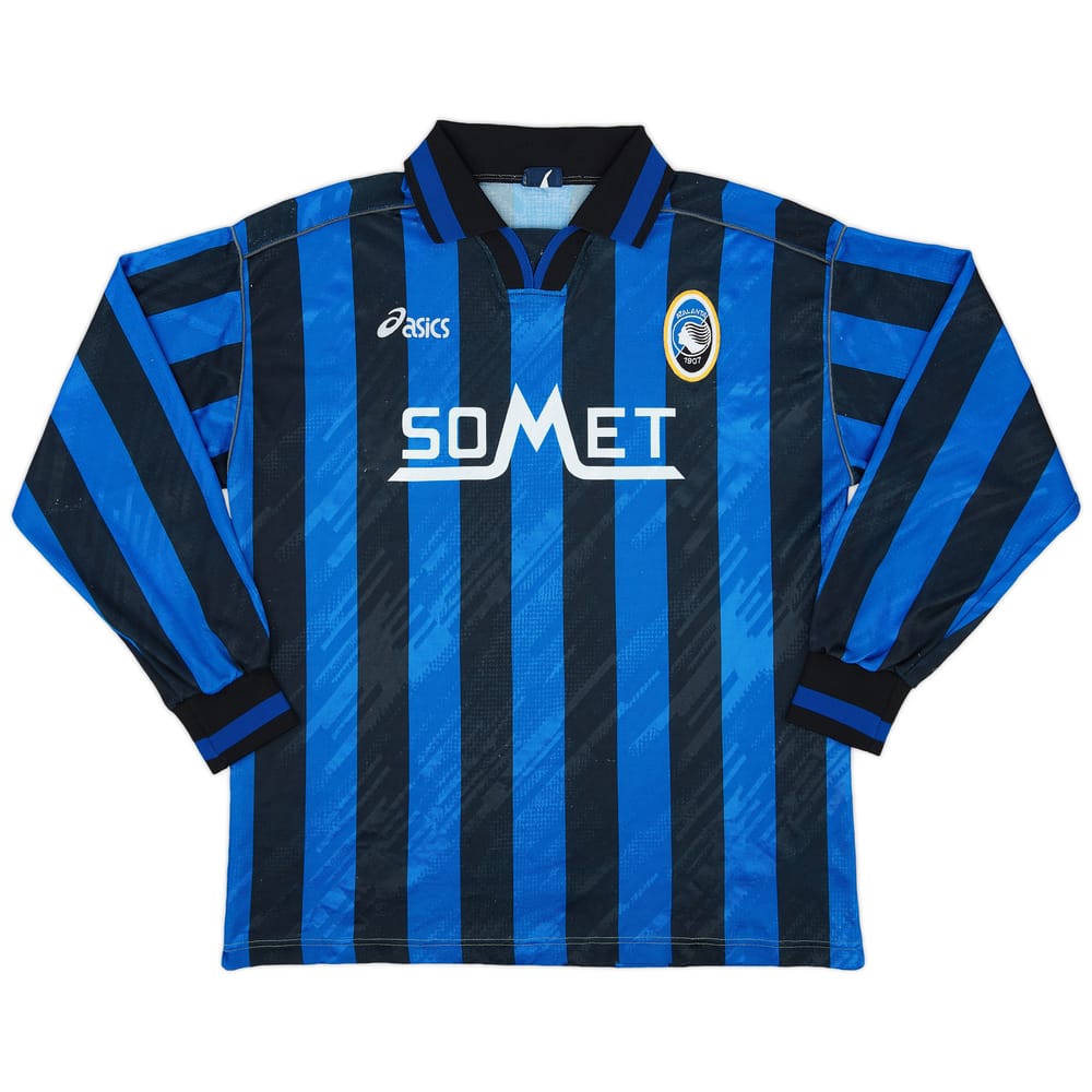 1996-97 Atalanta Home L/S Shirt - 9/10 - (L)