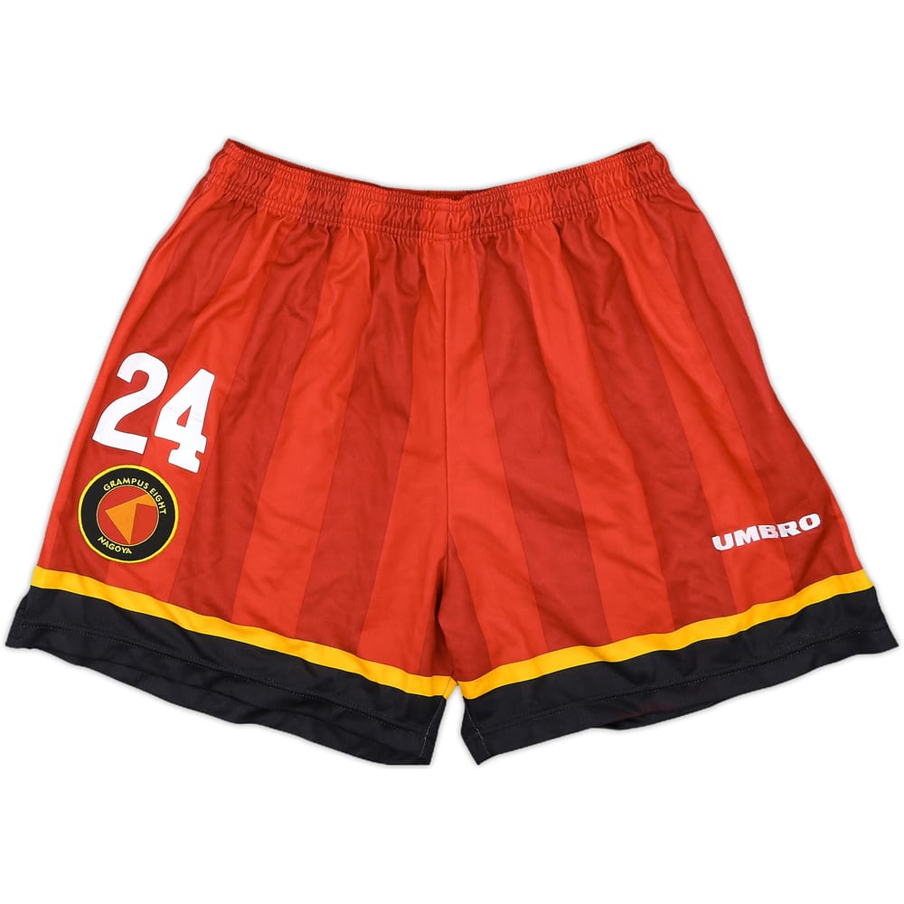 1997 Nagoya Grampus Eight Player Issue Home Shorts #24 - 7/10 - (L)