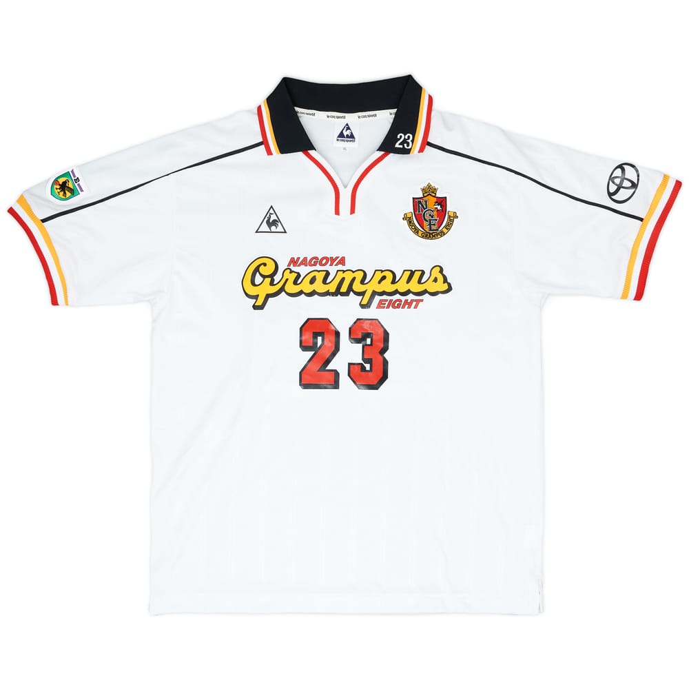 1999-00 Nagoya Grampus Eight Match Issue Emperor's Cup Away Shirt #23 (Miyahara)