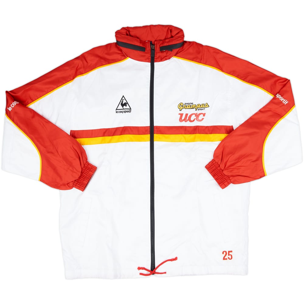 1999 Nagoya Grampus Eight Le Coq Sportif Player Issue Hooded Track Jacket #25 - 8/10 - (L)