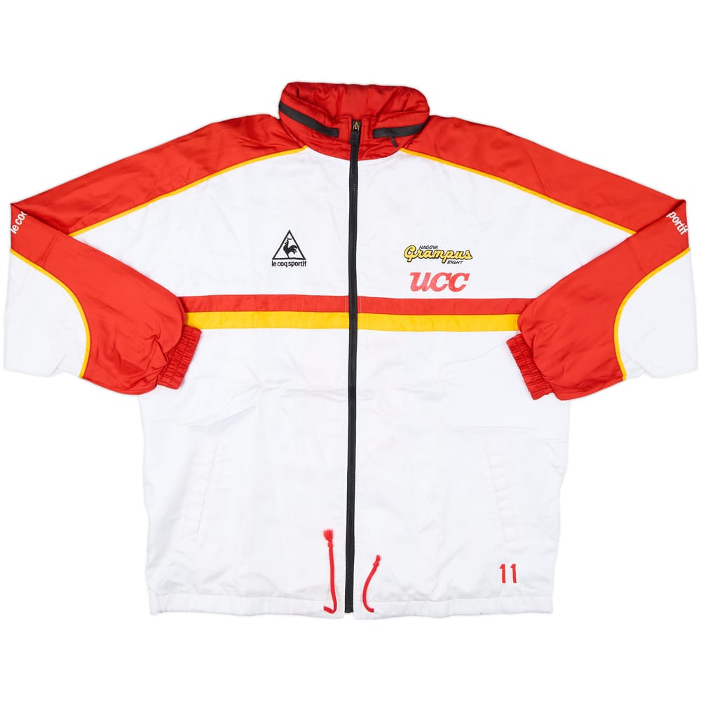 1999 Nagoya Grampus Eight Le Coq Sportif Player Issue Hooded Track Jacket #11 - 7/10 - (XL)