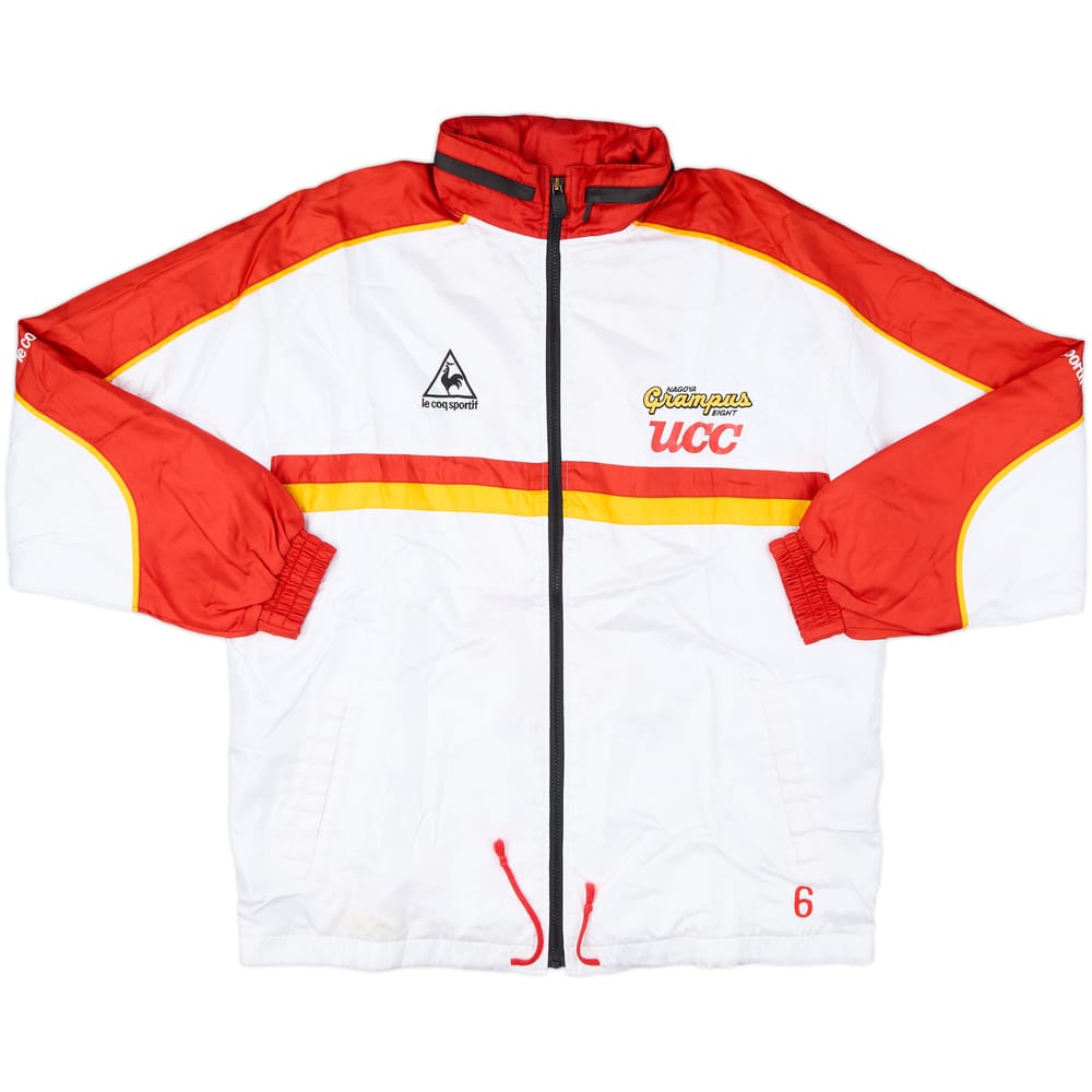 1999 Nagoya Grampus Eight Le Coq Sportif Player Issue Hooded Track Jacket #6 - 8/10 - (XL)