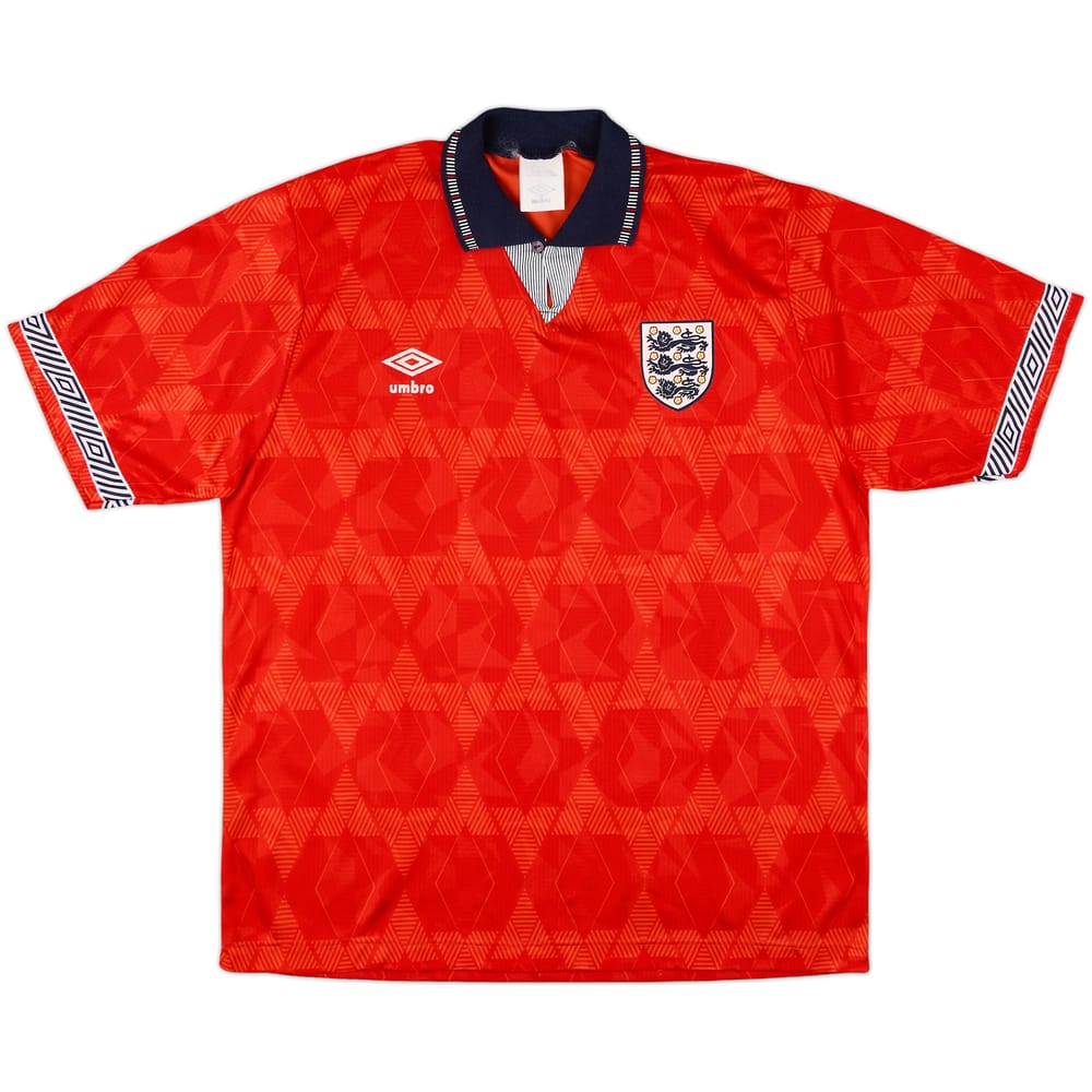 1990-93 England Away Shirt - 10/10 - (L)