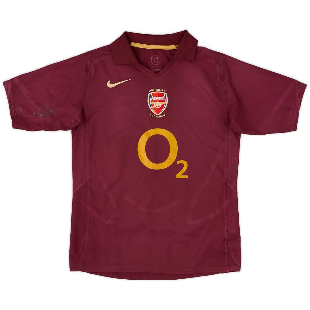 2005-06 Arsenal Home Shirt - 5/10 - (L.Boys)