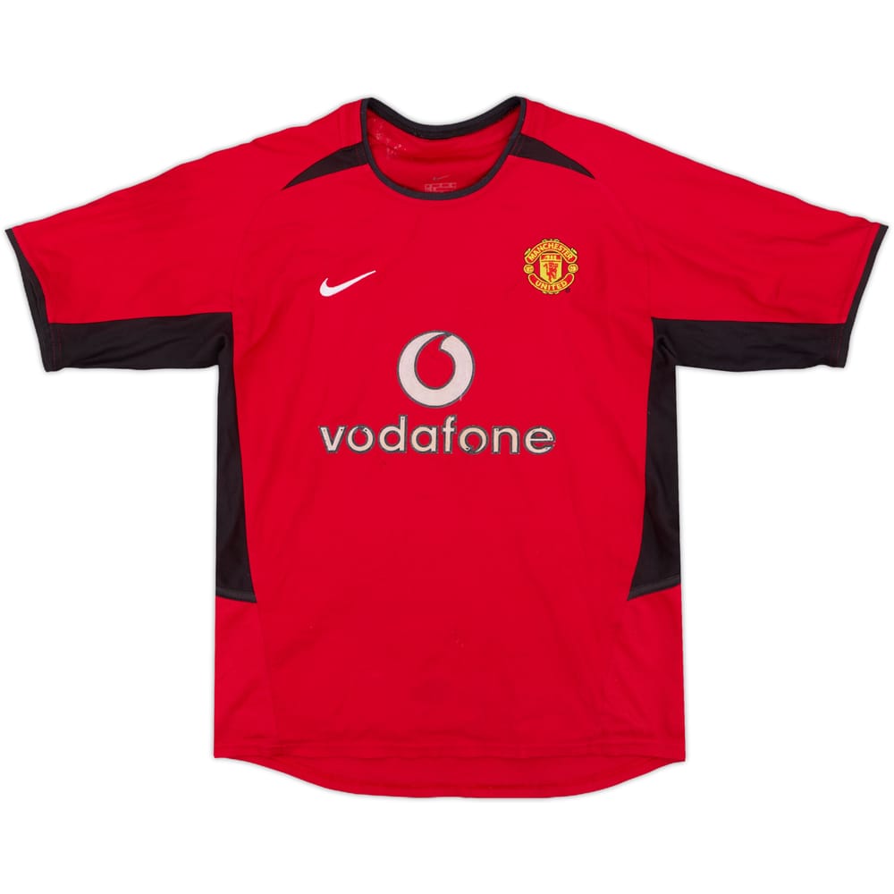 2002-04 Manchester United Home Shirt - 6/10 - (M.Boys)