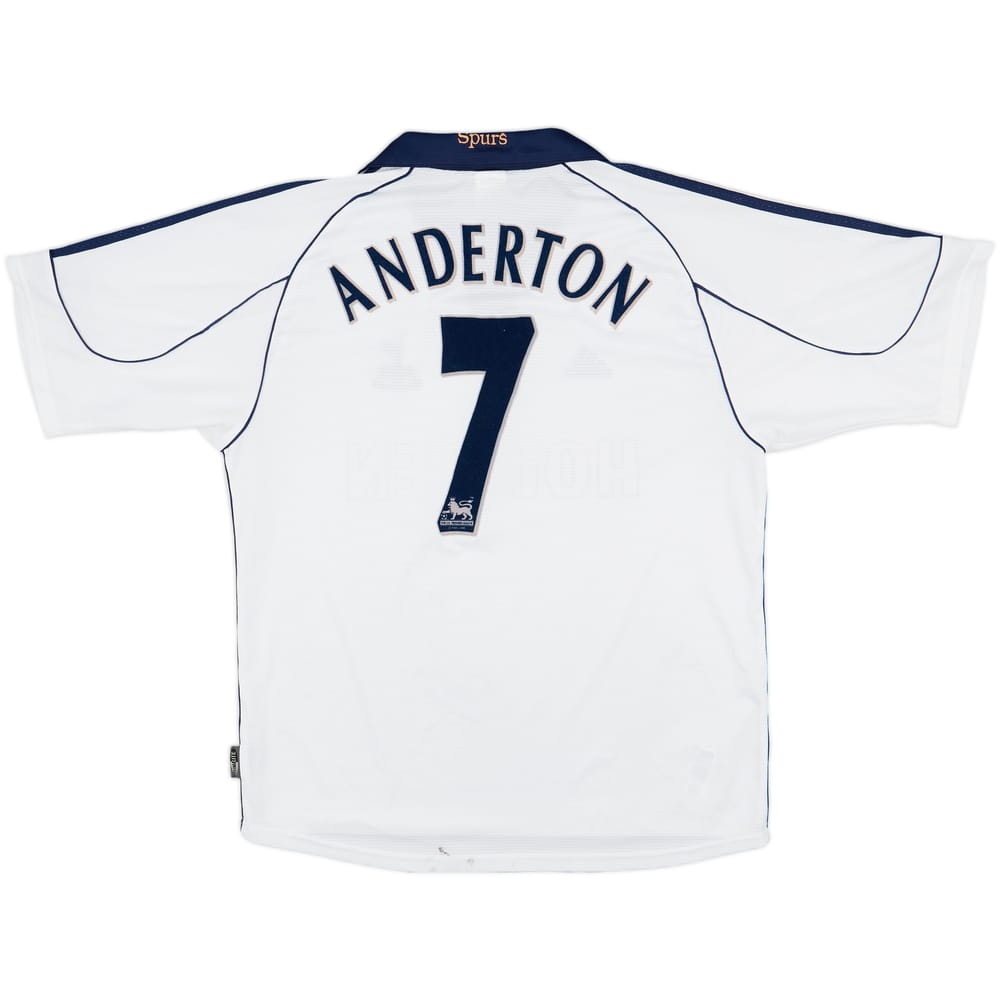 1999-01 Tottenham Home Shirt Anderton #7 - 5/10 - (M)