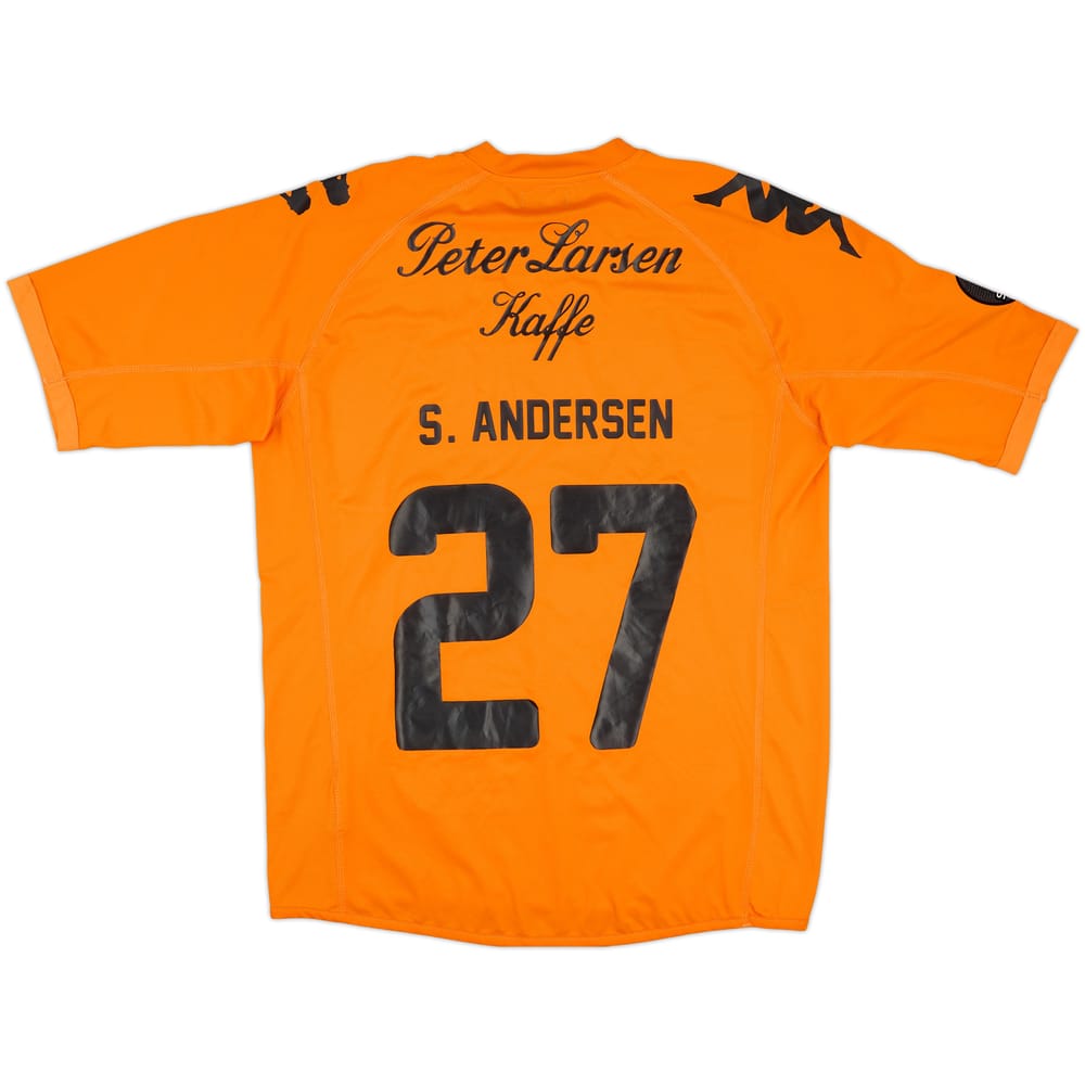 2013-14 Viborg FF Match Issue Away Shirt S.Andersen #27