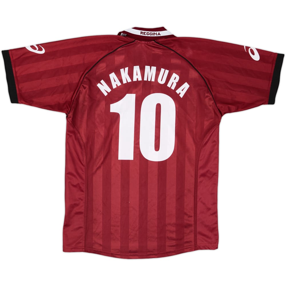 2002-03 Reggina Home Shirt Nakamura #10 - 9/10 - (XL)