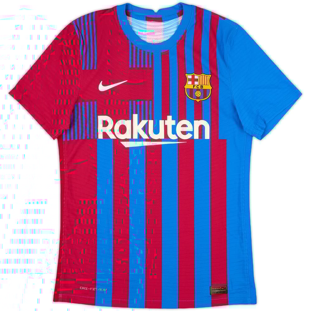 2021-22 Barcelona Authentic Home Shirt - 8/10 - (S)