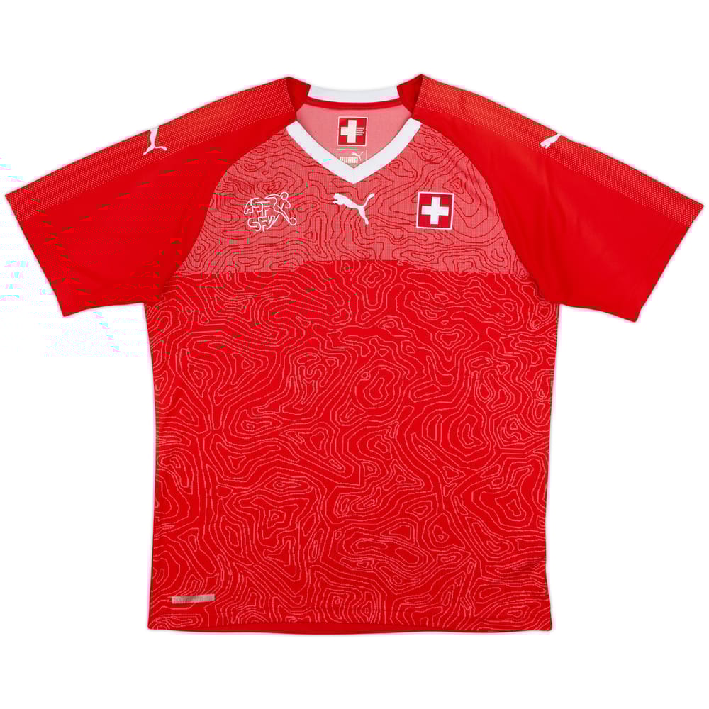 2018-20 Switzerland Home Shirt - 9/10 - (L)