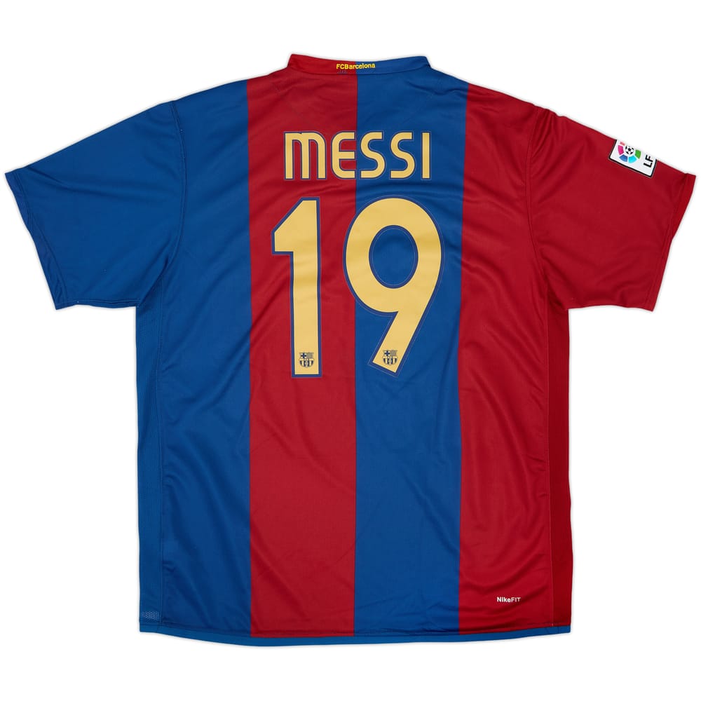 2006-07 Barcelona Home Shirt Messi #19 - 8/10 - (XXL)
