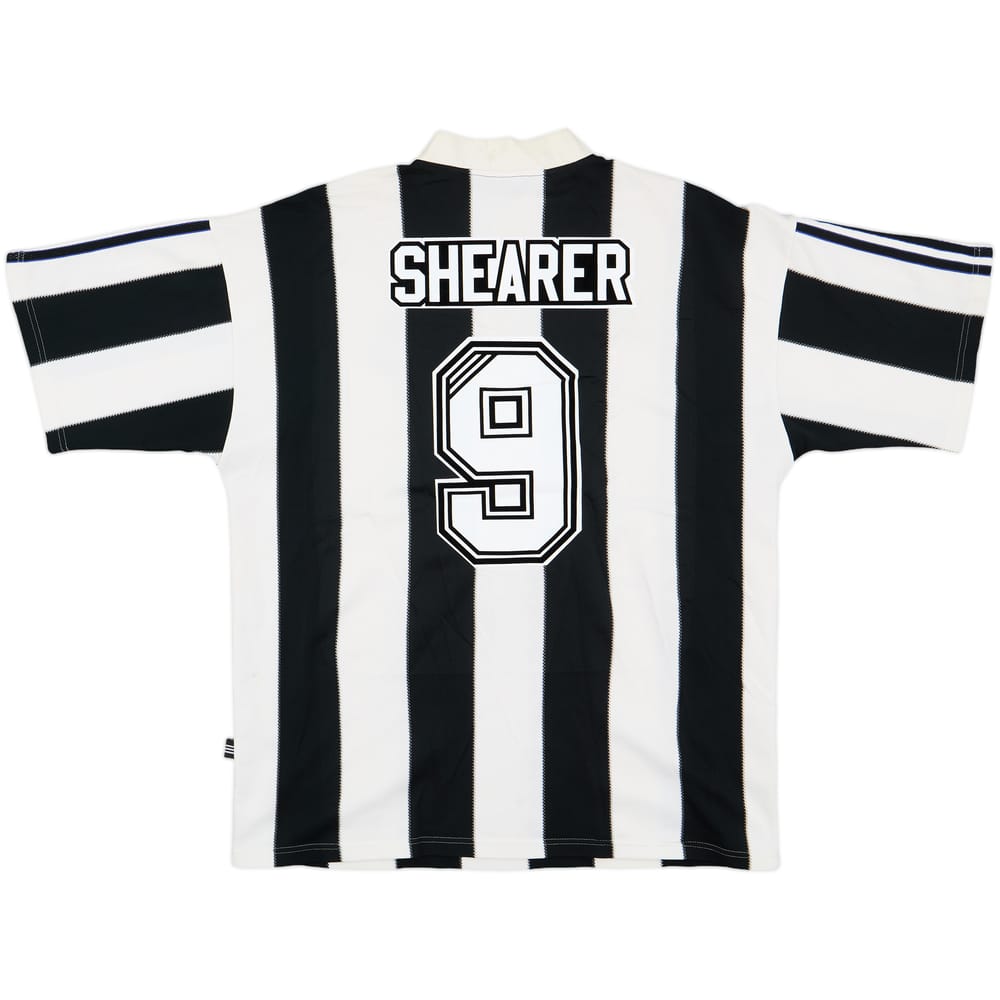 1995-97 Newcastle Home Shirt Shearer #9 - 8/10 - (XL)