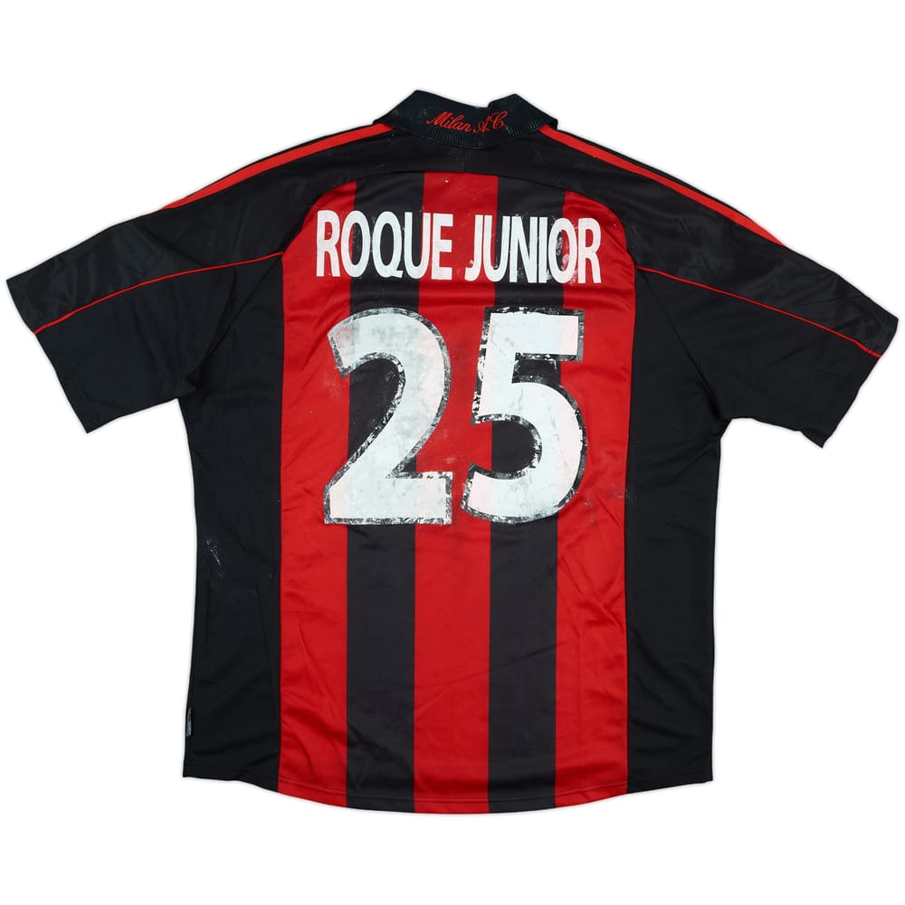 2000-02 AC Milan Match Issue Home Shirt Roque Junior #25