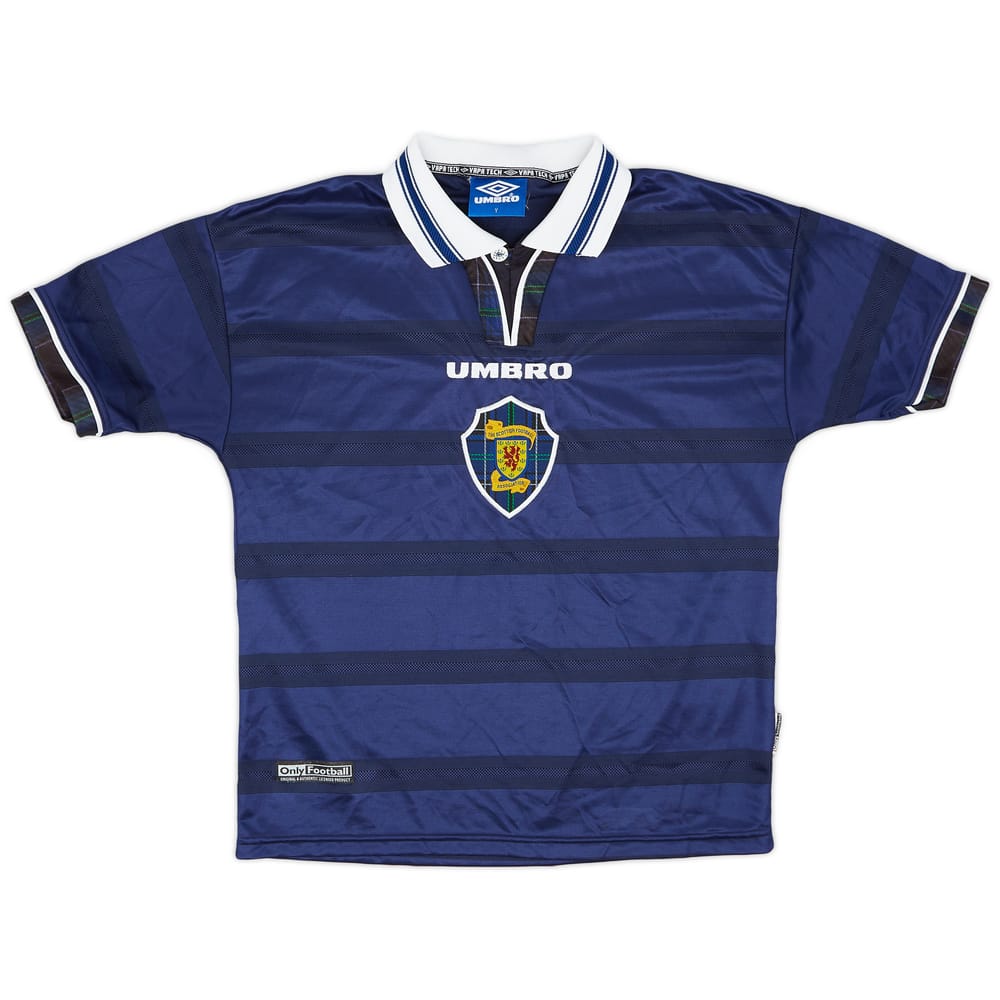 1998-00 Scotland Home Shirt - 9/10 - (Y)