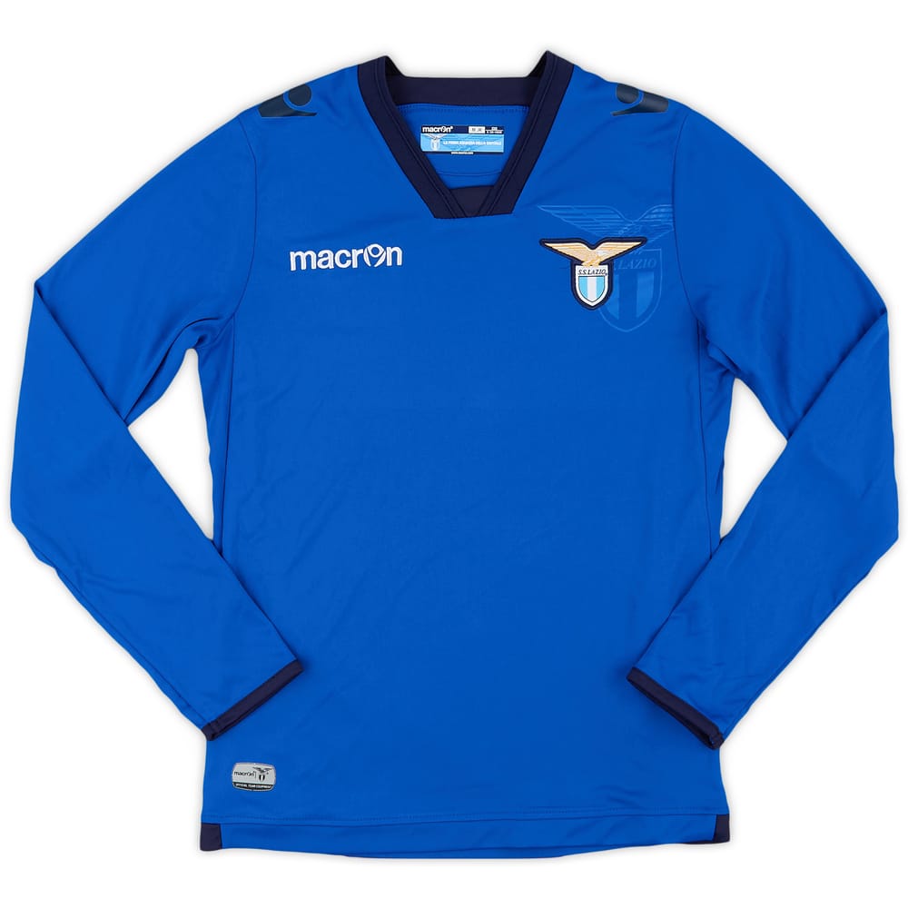 2017-18 Lazio Macron Training L/S Shirt - 10/10 - (M.Boys)