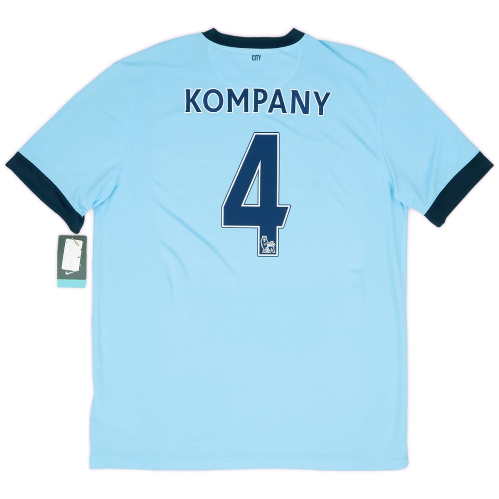2014-15 Manchester City Home Shirt Kompany #4 (XL)