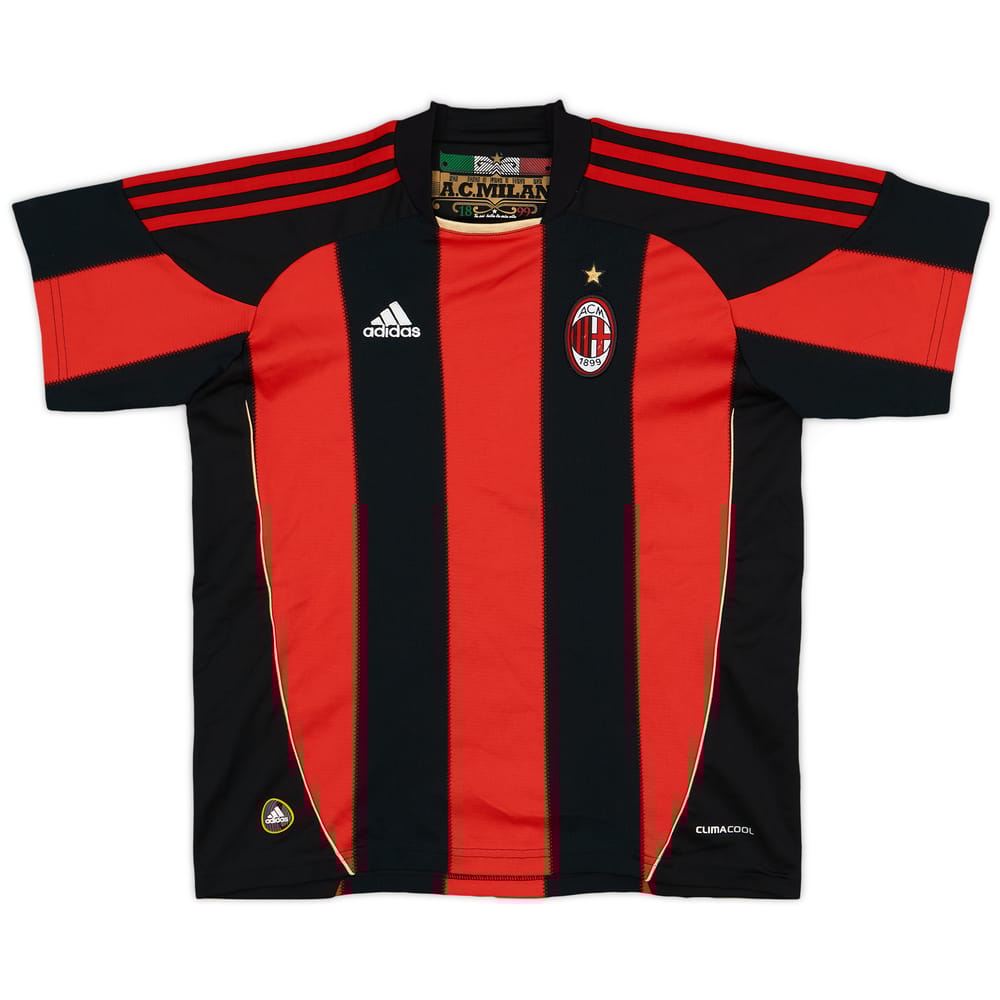 2010-11 AC Milan Home Shirt - 9/10 - (M.Boys)