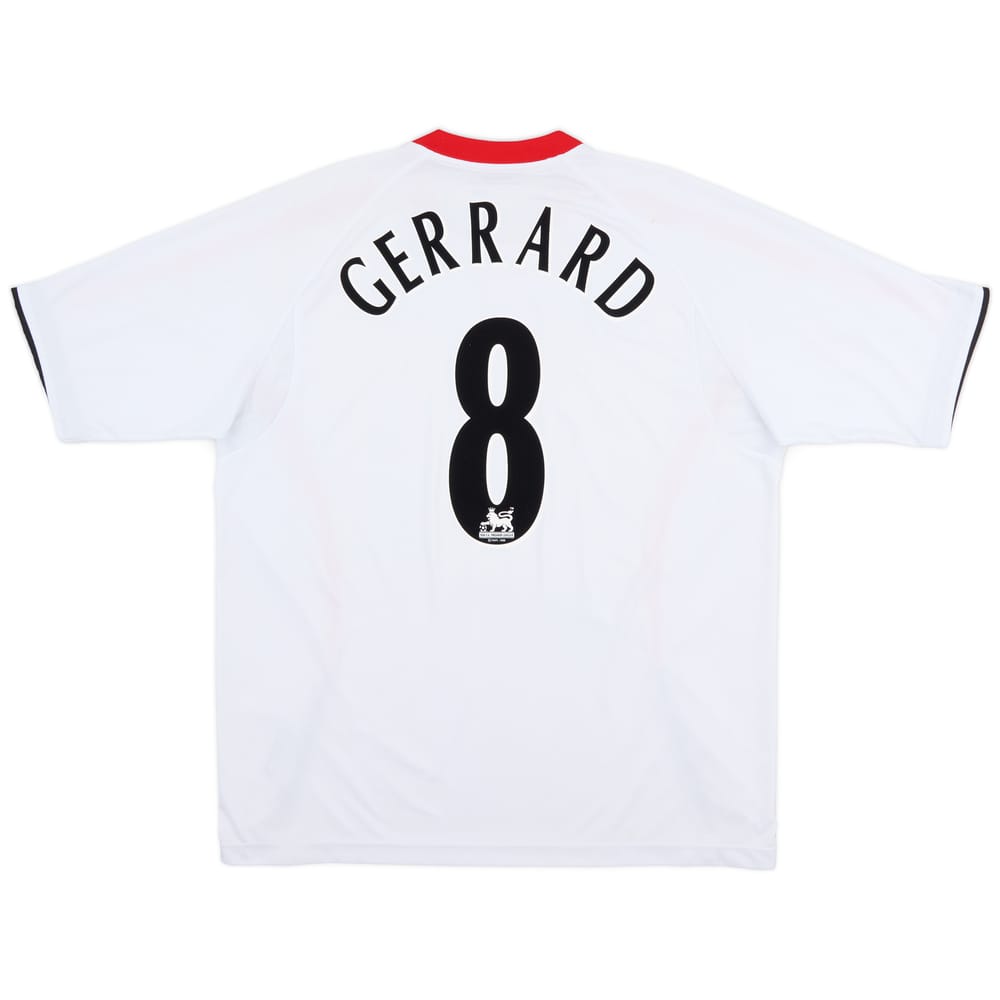 2005-06 Liverpool Away Shirt Gerrard #8 - 7/10 - (XL)