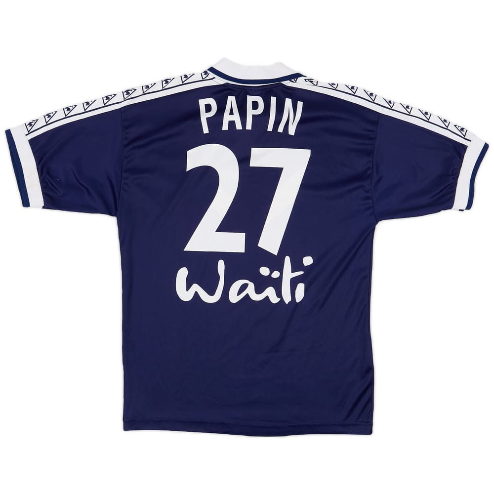 1996-97 Bordeaux Home Shirt Papin #27 - 8/10 - (S)