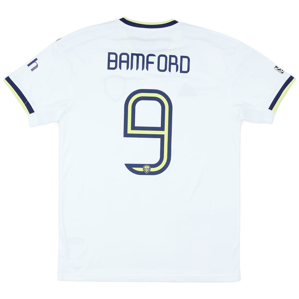 2022-23 Leeds Match Issue Carabao Cup Home Shirt Bamford #9