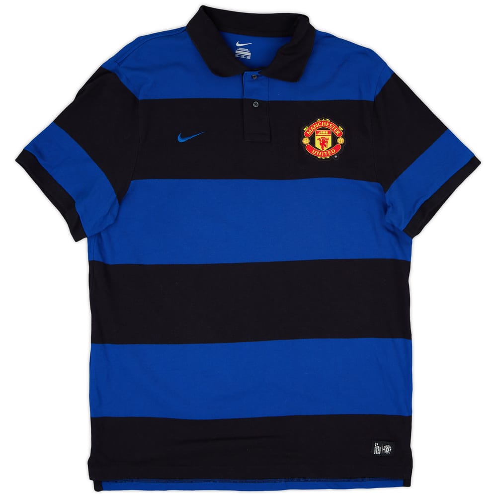 2012-13 Manchester United Nike Polo Shirt - 9/10 - (XXL)
